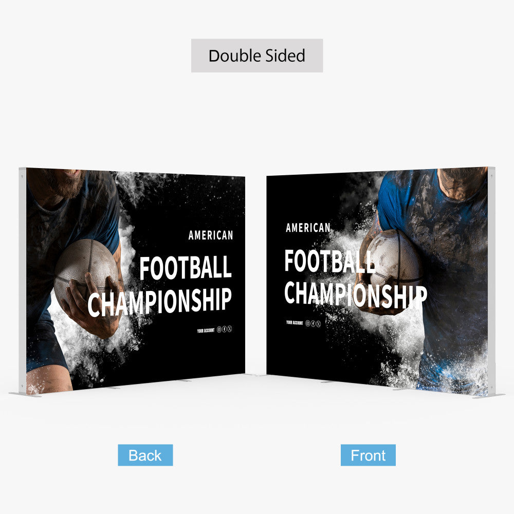 10ft Sleek Edgeless Graphic (SEG) Backlit Display