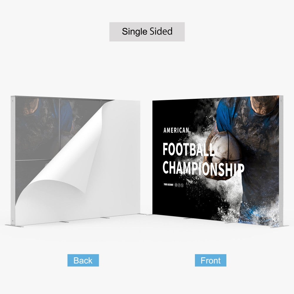 10ft Sleek Edgeless Graphic (SEG) Backlit Display