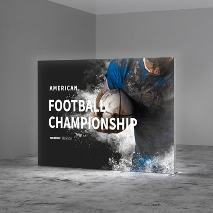 10ft SEG Backlit Display (Illuminated Backwall)