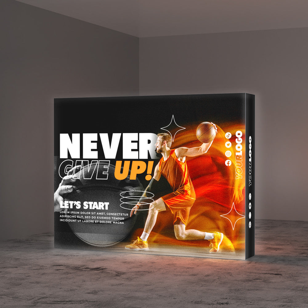10ft Sleek Edgeless Graphic (SEG) Backlit Popup Display