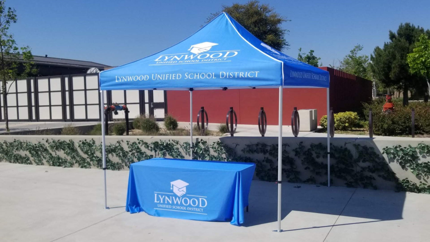Carpa (dosel) para eventos de 10x10 con impresión personalizada