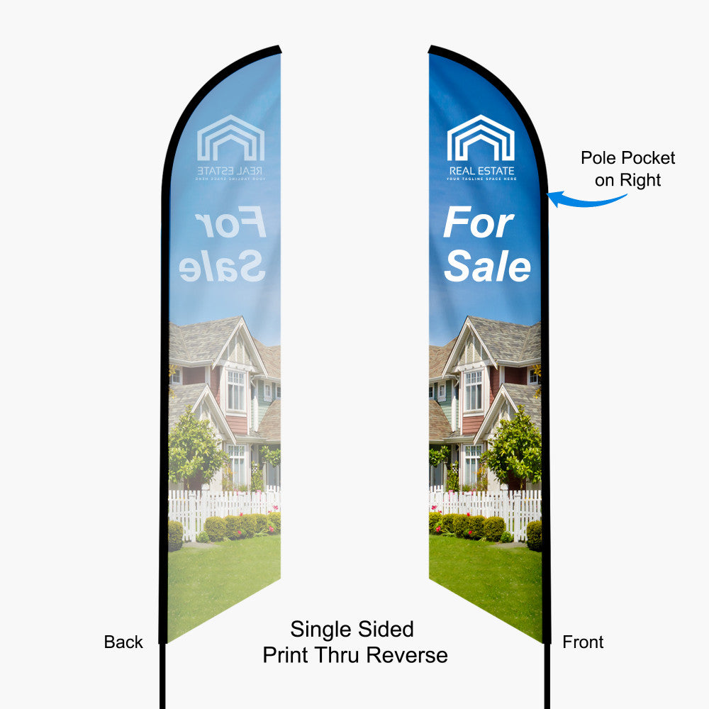 Bandera de pluma angular personalizada