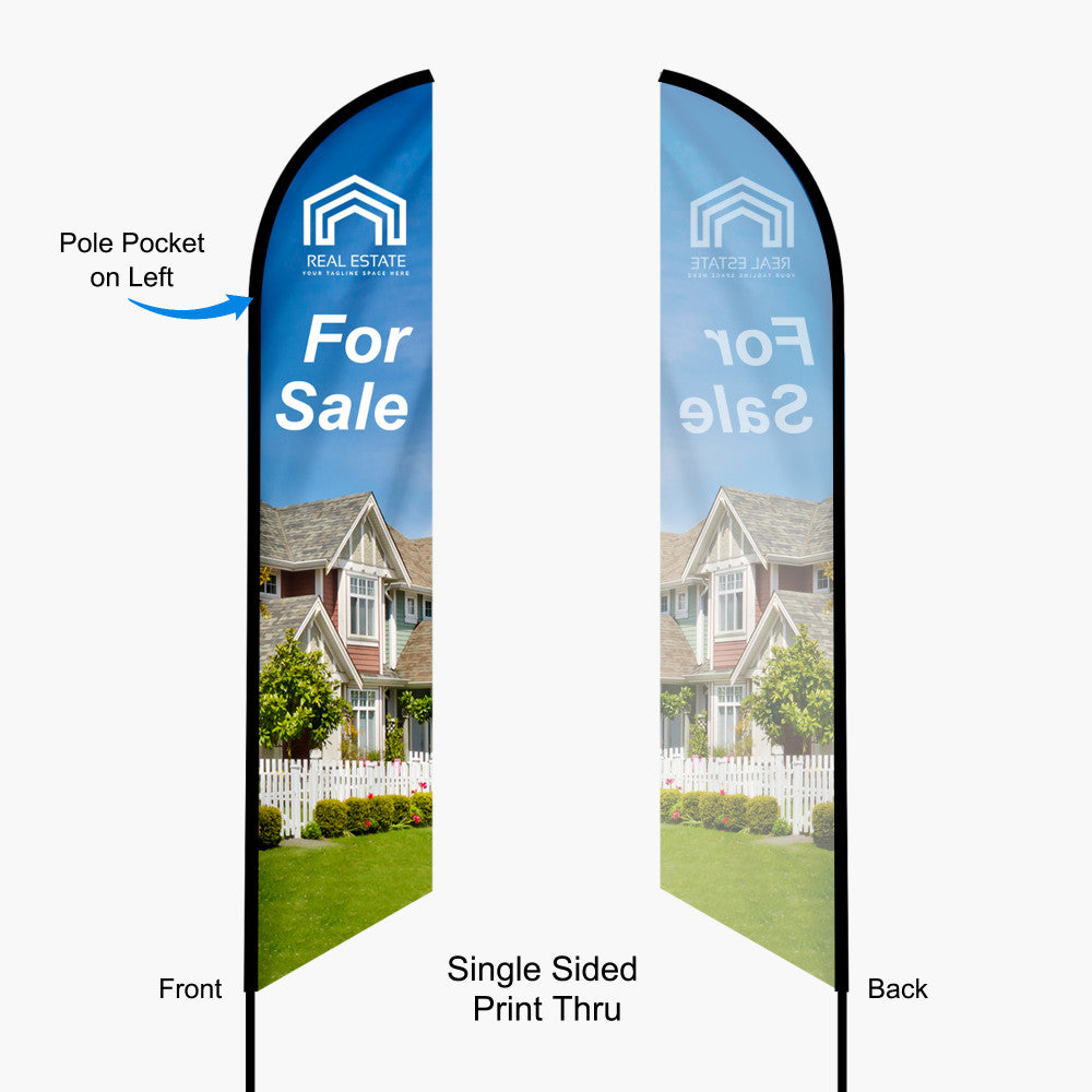 Bandera de pluma angular personalizada