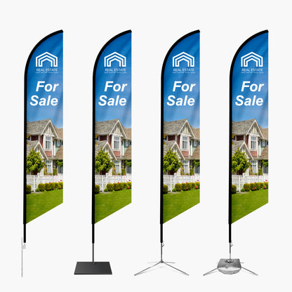 Bandera de pluma angular personalizada
