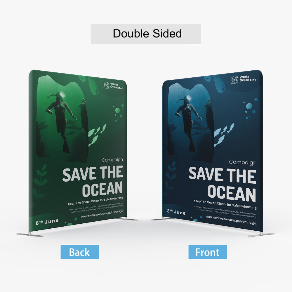 Straight Tension Fabric Displays - Print Only