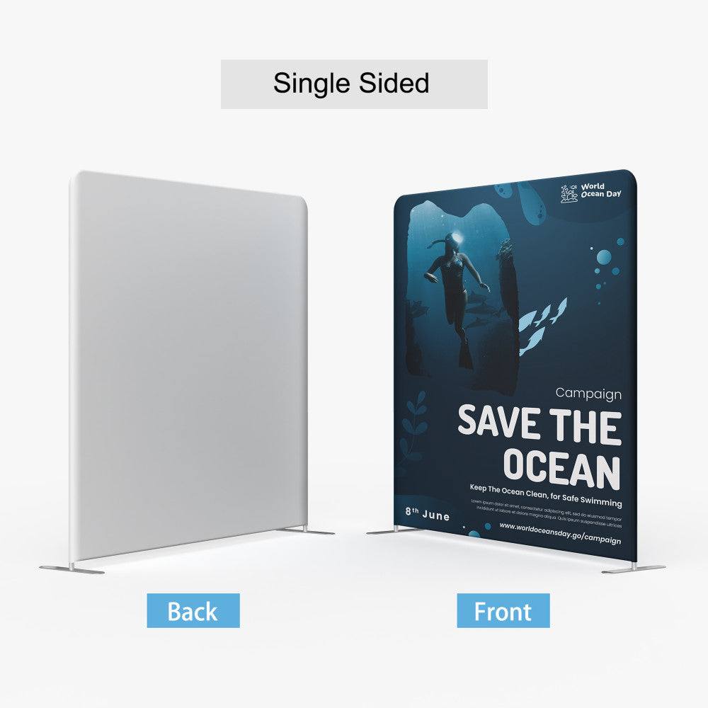 Straight Tension Fabric Displays - Print Only