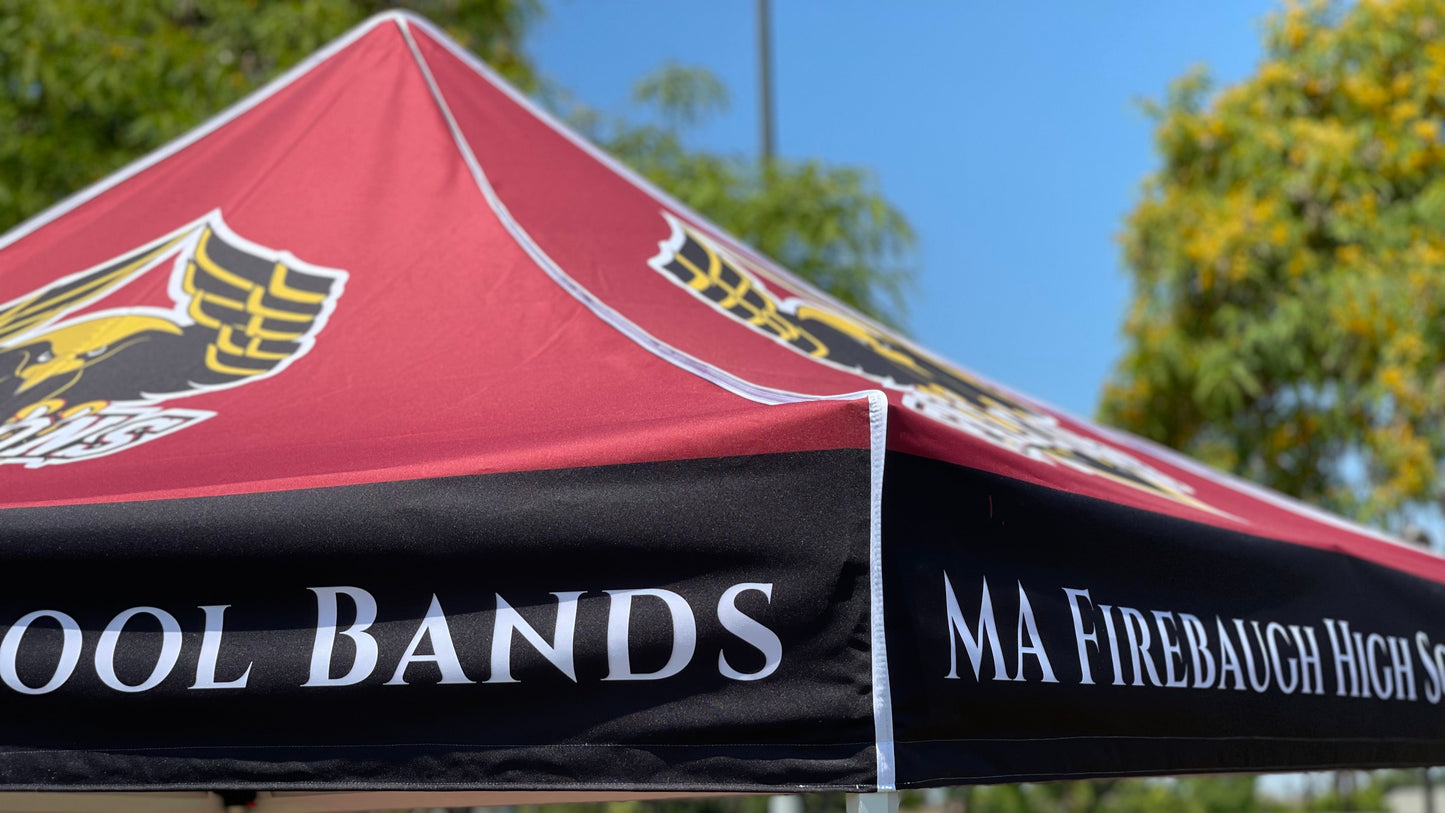 Carpa (dosel) para eventos de 10x10 con impresión personalizada