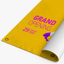 Banderolas personalizadas para tiendas de campaña