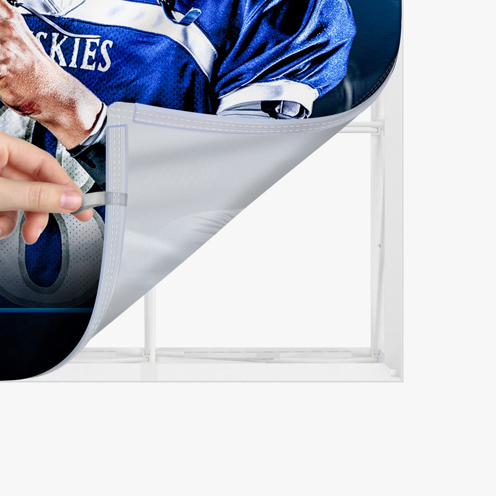 8ft Sleek Edgeless Graphic (SEG) Backlit Popup Display
